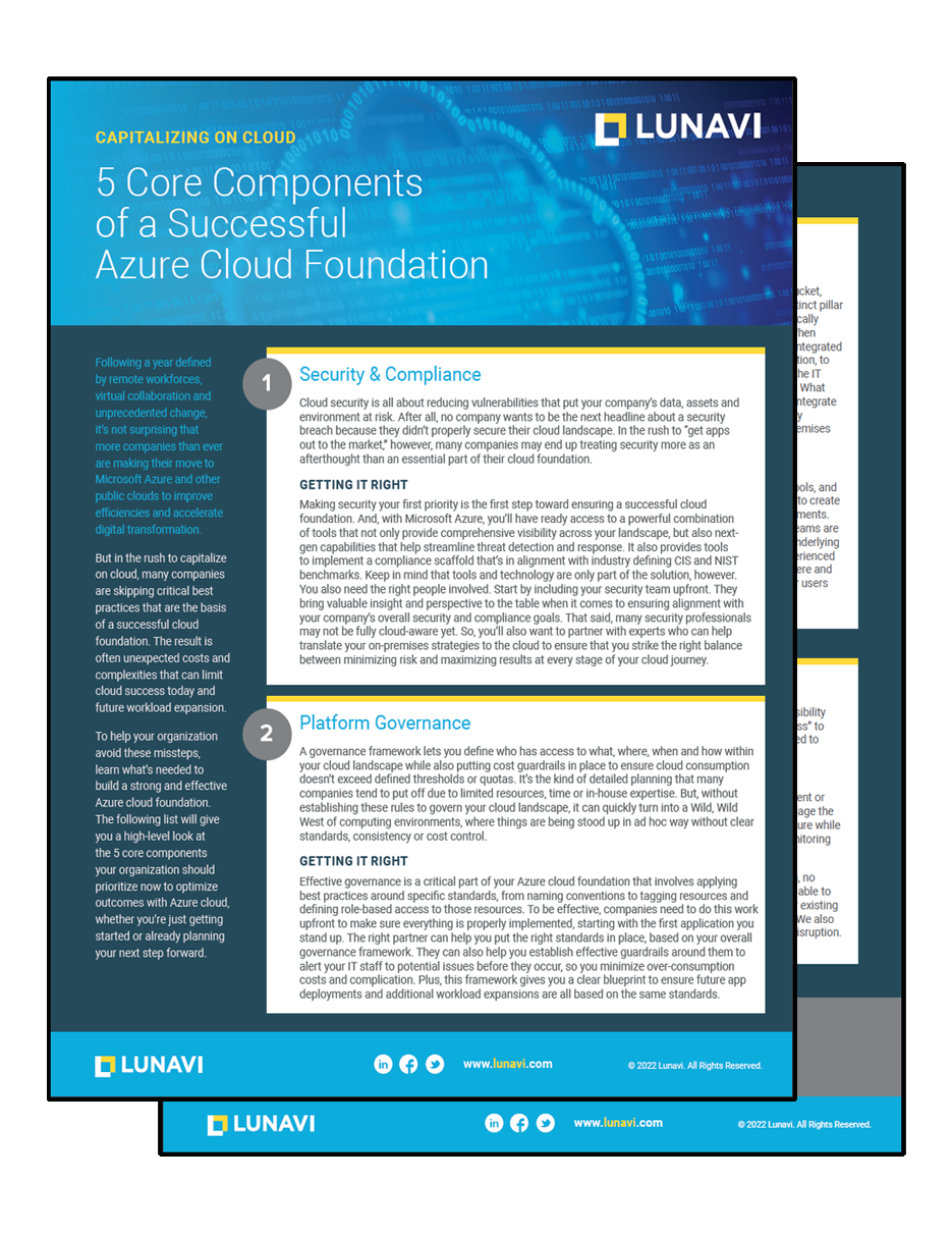 5-core-components-for-a-successful-azure-foundation