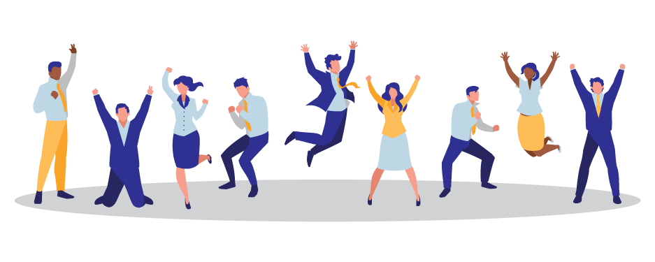 celebrating-business-people-vector